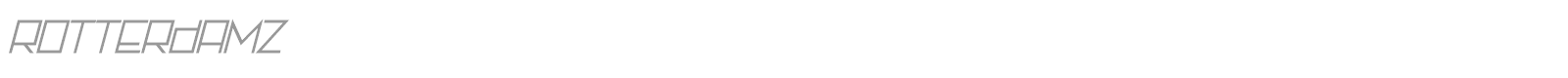 Rotterdamz font preview